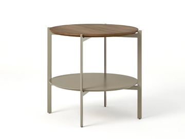 EXO ROUND - Round side table by Kendo Mobiliario - view 3